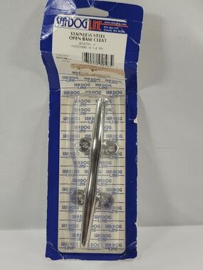 Sea Dog 041606-1 Stainless Steel Open Base Cleat 6"